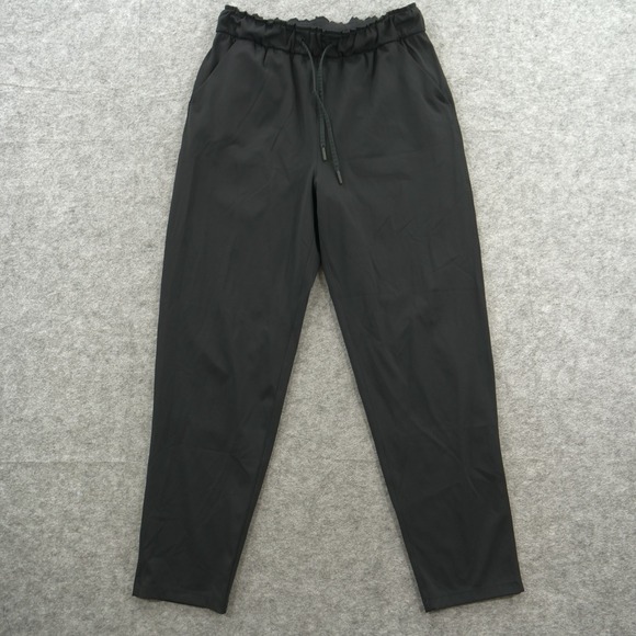 lululemon athletica Pants - Lululemon Pants Womens 8 Black Keep Moving Active Elastic Waist Relaxed Leg